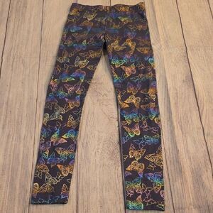 Wonder Nation Multicolor Butterfly Leggings